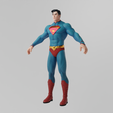 Superman0017.png Superman Lowpoly Rigged
