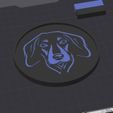 Shop4.jpg Coaster dog - dachshund motif