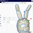 Spring-bonnie-mask-size.png Spring Bonnie Mask (FNAF / Five Nights At Freddy’s)