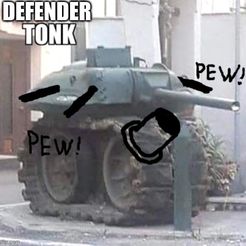 Defender-Tonk.jpeg Free 3D file Heroic Defender Tonk・Model to download and 3D print
