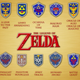 Tous_les_boucliers_zelda_-_Copie.png bouclier de Link, dans Zelda Majora's Mask, de N64 (sheild)