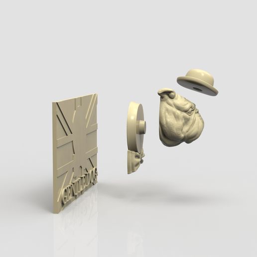 Gentledog403.jpg 3Dmodel STL GentleDog Panel