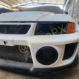 3.png Mitsubishi Lancer Evolution 5 6 Front Left Headlight Intake Big Opening