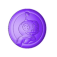 Mordelon - Boton.stl Futurama Mordelon collectible button