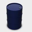 Fass-JIEF30.png 1:18 barrel plastic barrel oil barrel set