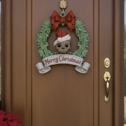 Pug Wreath