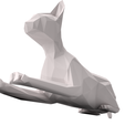 coucher4.png Egyptian Cat low poly