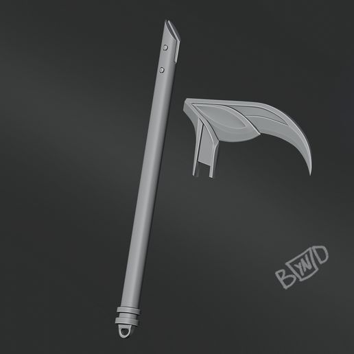 KusarigamaSplit.jpg Mortal Kombat 1 -Scorpion Weapon Bundle - MK1 stl 3D print model