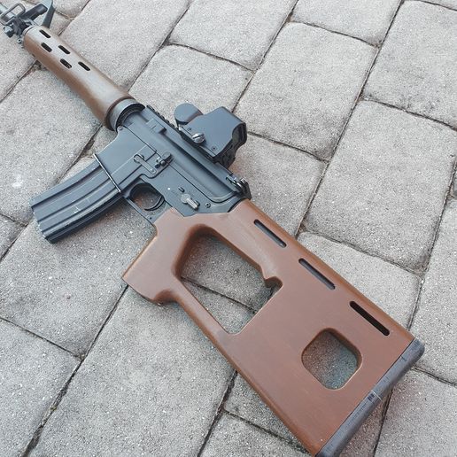 🔫 Airsoft ADAR 2/15 Furniture - AEG・ STL File for 3D printing・Cults