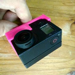IMG_20170508_144841.jpg Archivo 3D gratis GoPro 3 con soporte superior abierto BacPac・Plan de impresión en 3D para descargar