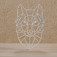 0001.png Fichier STL Fichier : Le Loup poly/vecteur au format numérique STL・Objet imprimable en 3D à télécharger