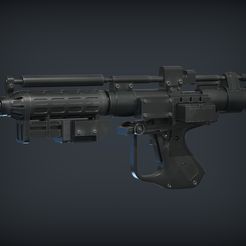 10.jpg Fichier STL E-5 COMMANDO DROID BLASTER A TAILLE RÉELLE POUR L'IMPRESSION 3D (échelle 1:1, 1:6, 1:12)・Modèle à télécharger et à imprimer en 3D