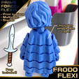 frodo02d.png Frodo Baggins Multicolor Flexi Print-in-Place