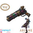 3D Print Ready Jinx Arcane Zap Gun 3D Model League of Legends