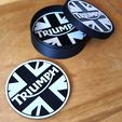 20250515_115511.jpg Easy Print Any Printer Triumph Mug Parking Space Mug Cup Coaster Set and Storage Holder Case Box Daytona Bonneville T100 T120 Trident 660 Tiger 800 Speed Triple Street Rocket Speed T120