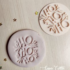 201a-hohoho.jpg SETX3 SELLOS NAVIDEÑOS CHRISTMAS STAMPS GALELTITAS COOKIES