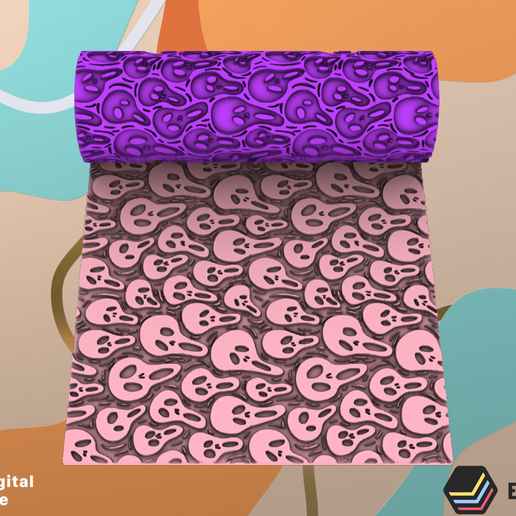 ROLLER POLYMER CLAY/The Halloween Scream/EULITEC.COM/CC/COPYRIGHTED LICENSE 3D model