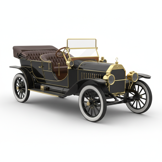 Benz Victoria classic car STL, prototype race car STL, steampunk car STL, time attack car STL, car desk decor STL, modified car STL, rat rod STL, tuned car STL, car miniature STL, realistic car STL, slot car STL, 1900s car STL, Italian supercar STL, wagon