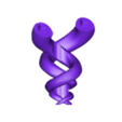 Snakes_Tails.stl Caduceus