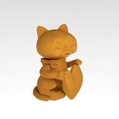 Kot.jpg STL-Datei cat kostenlos・Objekt zum Herunterladen und Drucken in 3D