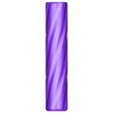 Moderator_Twist_0.5-28_UNEF.stl Simple Airgun Moderator .177 - .22 (1/2"-20 UNF & 1/2"-28 UNEF & M10x1 & M9x0,75)