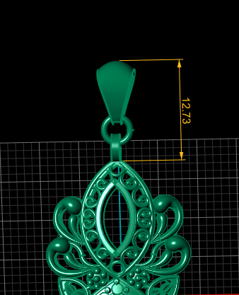 dimension-2.png MUSLIM ALLAH NAME PENDANT 3D PRINTABLE MODEL