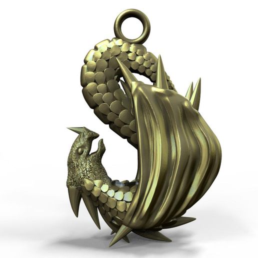 Dragon pendant 3D model