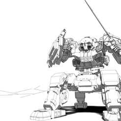 portrait6.png Fichier STL gratuit Battletech - Bannerlord - Mech personnalisé・Design pour imprimante 3D à télécharger