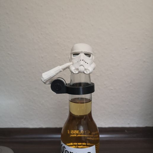 Bottle cap Stormtrooper 3D model