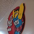 Duff-2.jpg Duff Beer Sign Featuring Duff Man - Keyhole in Back for Wall Art