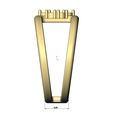 Tri-cluster-open-wide-band-size6to10-09.jpg Triangular diamond cluster open ring US sizes 6to10 3D print model