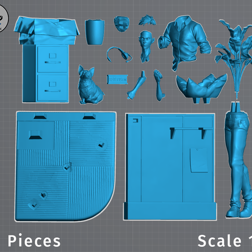 👧 Robert - Dispatch Game Figure for 3D printing・ 3D File for 3D ...
