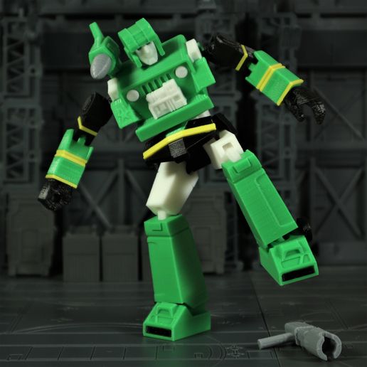Hound_1X1_7.jpg Free STL file G1 Transformers Hound - No Support・Model to download and 3D print, Toymakr3D