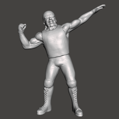 Screenshot-1336.png Файл STL WWE WWF LJN Style NWO Hollywood Hogan Custom Bow and Arrow Sculpt・3D-печатная модель для загрузки