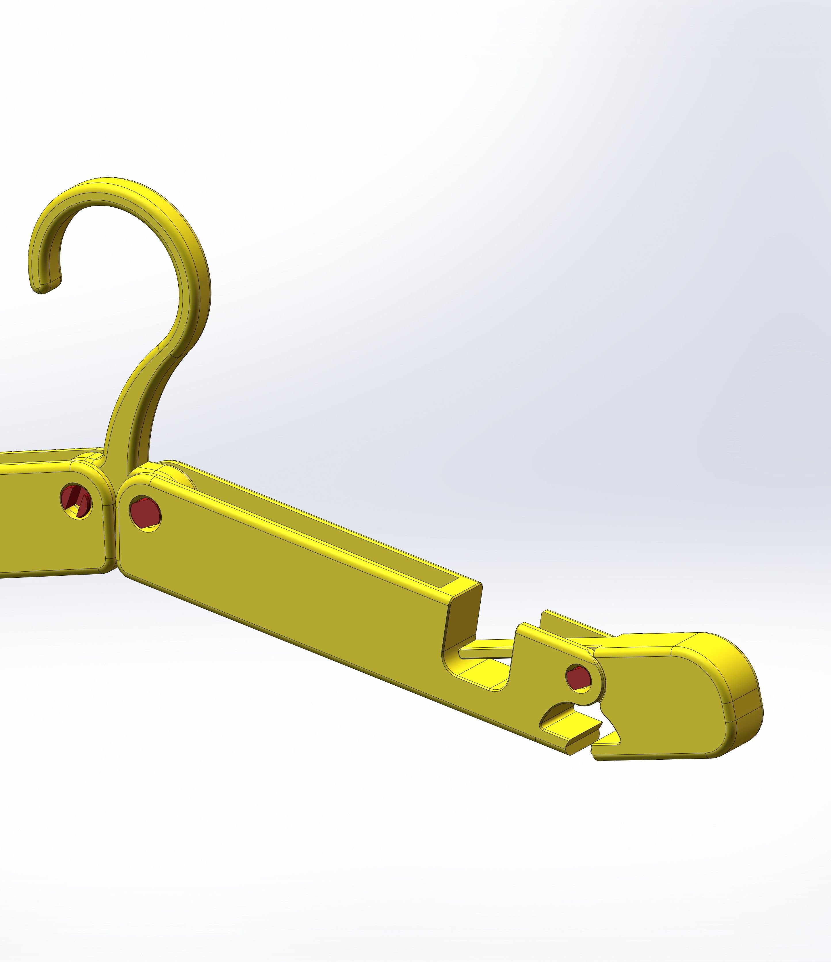 Stl File Folding Hanger・3d Print Model To Download・cults