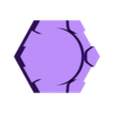 1_Hex.stl Hex Gaming Base Tiles 1.25" Suitable for Battletech (Scalable)