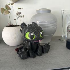 6D70DE7F-2DB7-4ACA-AA78-3B4F8DFBBF75.jpeg Fichier STL Chibi Krokmou (Toothless) le dragon - NO SUPPORT・Modèle à télécharger et à imprimer en 3D
