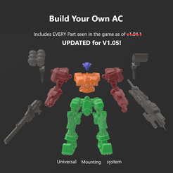 BYO-AC-Pack.png Armored Core 6 BUILD YOUR OWN AC Pack Presupported