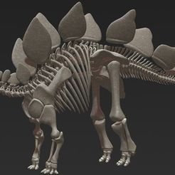 estegosaurio.jpg Fichier STL gratuit Squelette de stégosaure・Modèle à télécharger et à imprimer en 3D, Lizdian