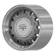 2.png Standard Rim - Ford Falcon GT  "12 Slotter" with GT Badge – Real Rims For Scale Model Cars