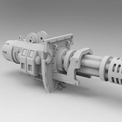 7fe310e107005274524cc3da4f25037f_display_large.jpg Бесплатный STL файл Brrrrt Gatling Cannon・3D-печатный дизайн для скачивания