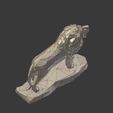 I13.jpg Low Poly Lion Statue --  Ready for 3D Printing