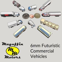 6mm-Futuristic-Trucks.jpg Véhicules commerciaux futuristes de 6 mm