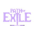 POE-Logo-S.stl Path of Exile Logo