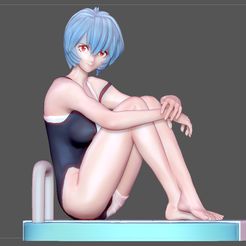 1.jpg REI AYANAMI SWIM SUIT EVANGELION SEXY GIRL STATUE CUTE PRETTY ANIME CHARACTER 3d print