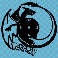 POKEMON.jpg Archivo STL RELOJ POKÉMON・Modelo para descargar e imprimir en 3D