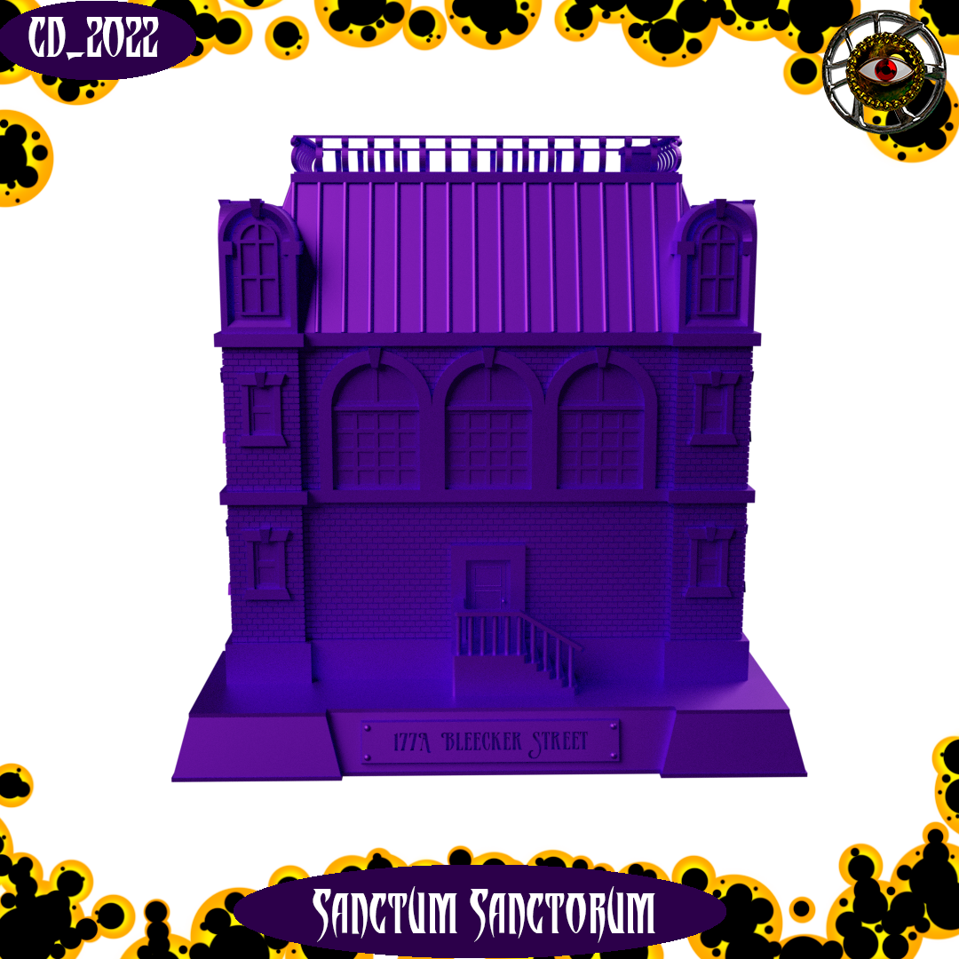 Doctor's-Strange-Sanctum-Sanctorum-4.png Download STL file Marvel - Doctor Strange's Sanctum Sanctorum • 3D printing template, CD_2022