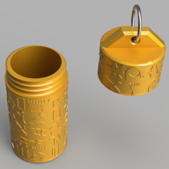 bote-simbolos-egicios01.png Fichier STL jarre à masques égyptienne・Modèle imprimable en 3D à télécharger