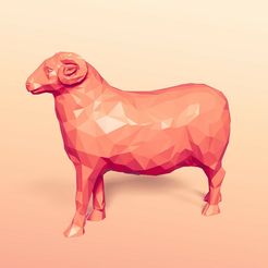 R1.jpg Figurine mouton LowPoly