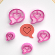 Presentacion-etsy-Zoom-x-3.png Polymer Clay Cutter Love Message 5 size/EULITEC.COM/CC/COPYRIGHTED LICENSE